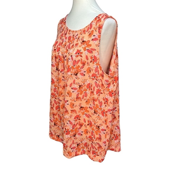Talbots Sleeveless Floral Blouse - Picture 3 of 4
